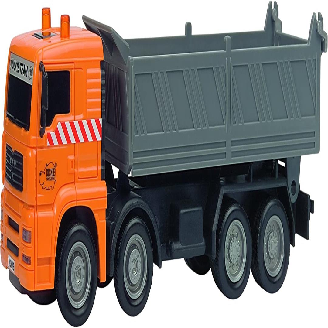 Dickie Toys Remote Control Mega Crane Set with Truck - Image 4