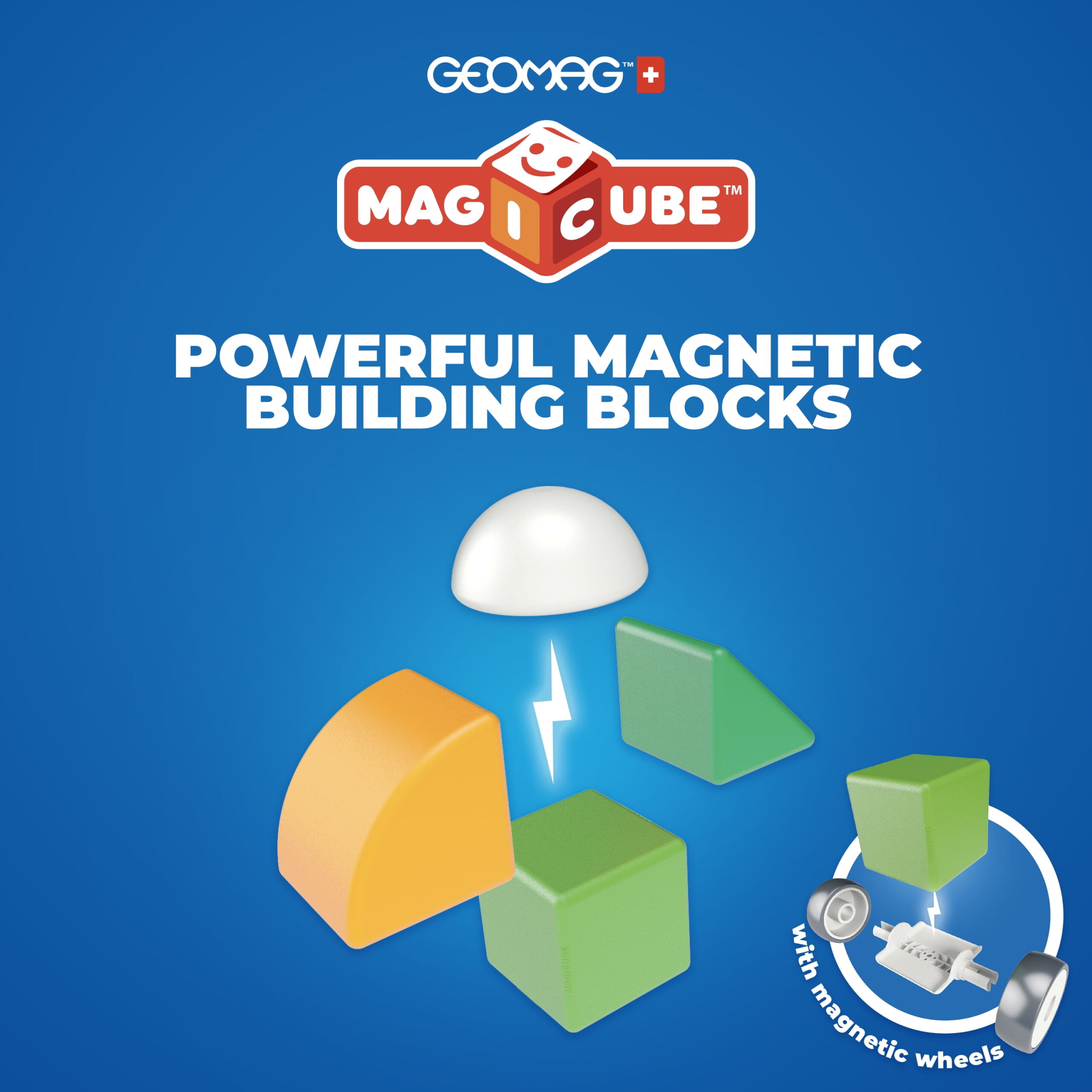 GEOMAG Magicube Shapes Recycled Magnetic Toy Set - 32 Pieces - Image 8
