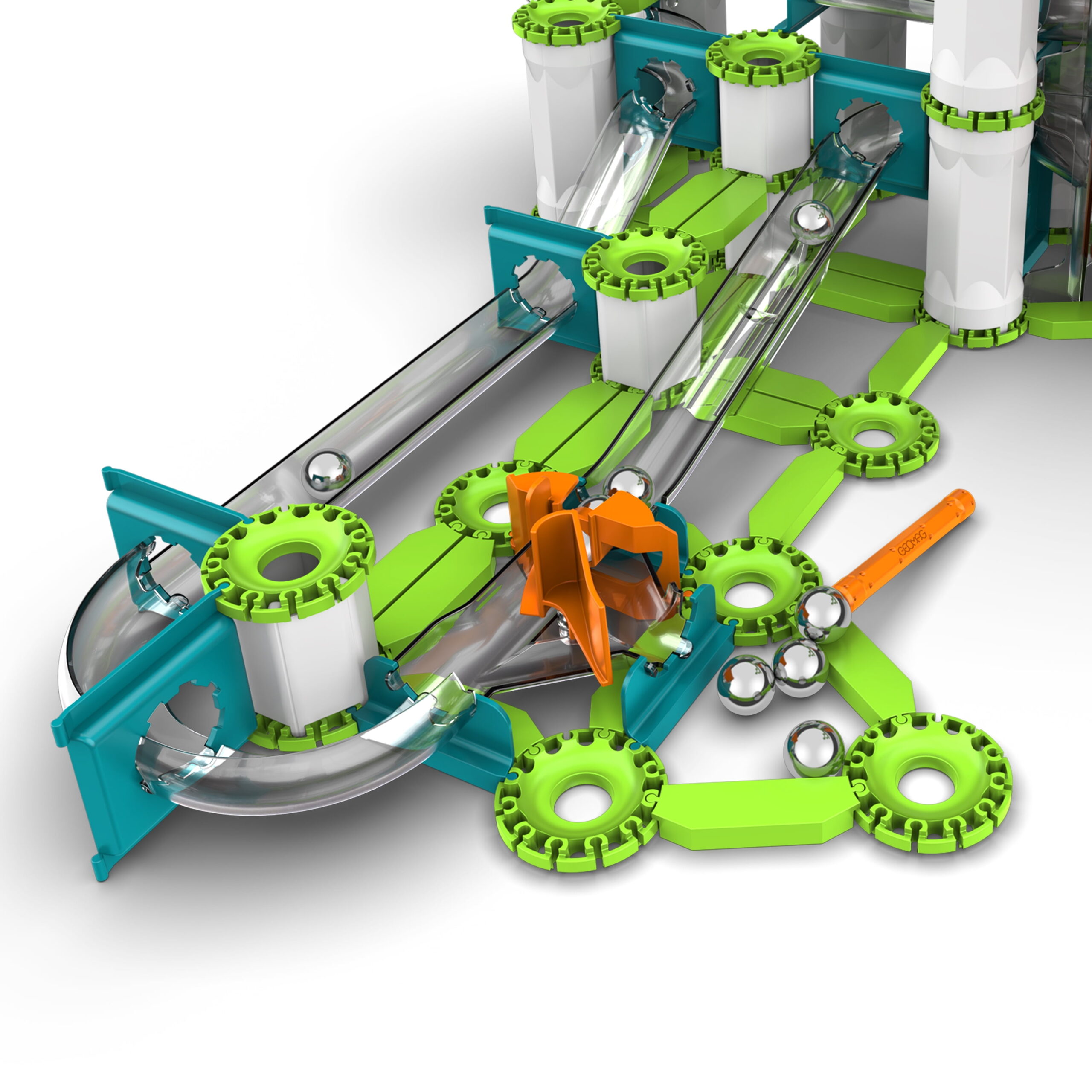 Geomag - Mechanics Gravity Elevator Circuit Recycled 207 pcs - Image 2