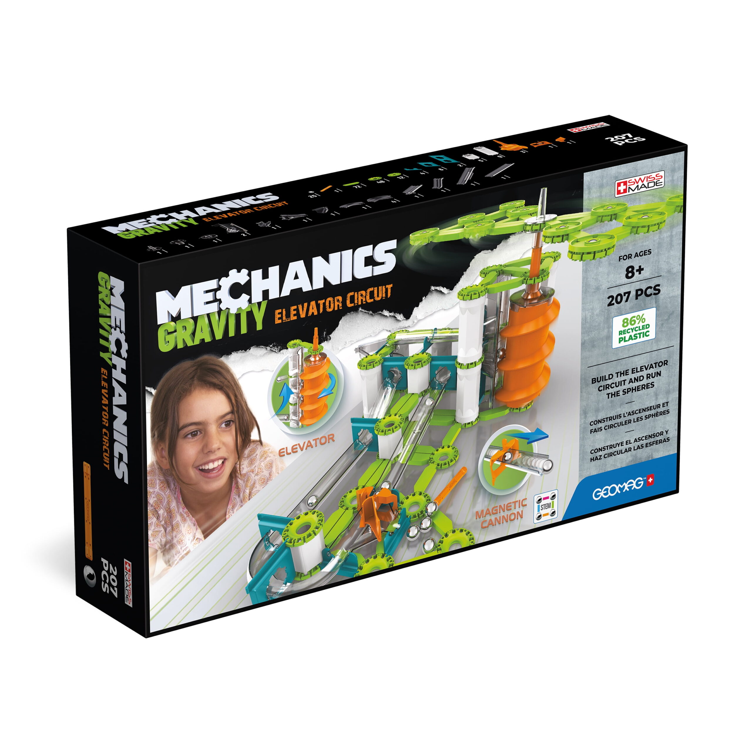 Geomag - Mechanics Gravity Elevator Circuit Recycled 207 pcs - Image 4