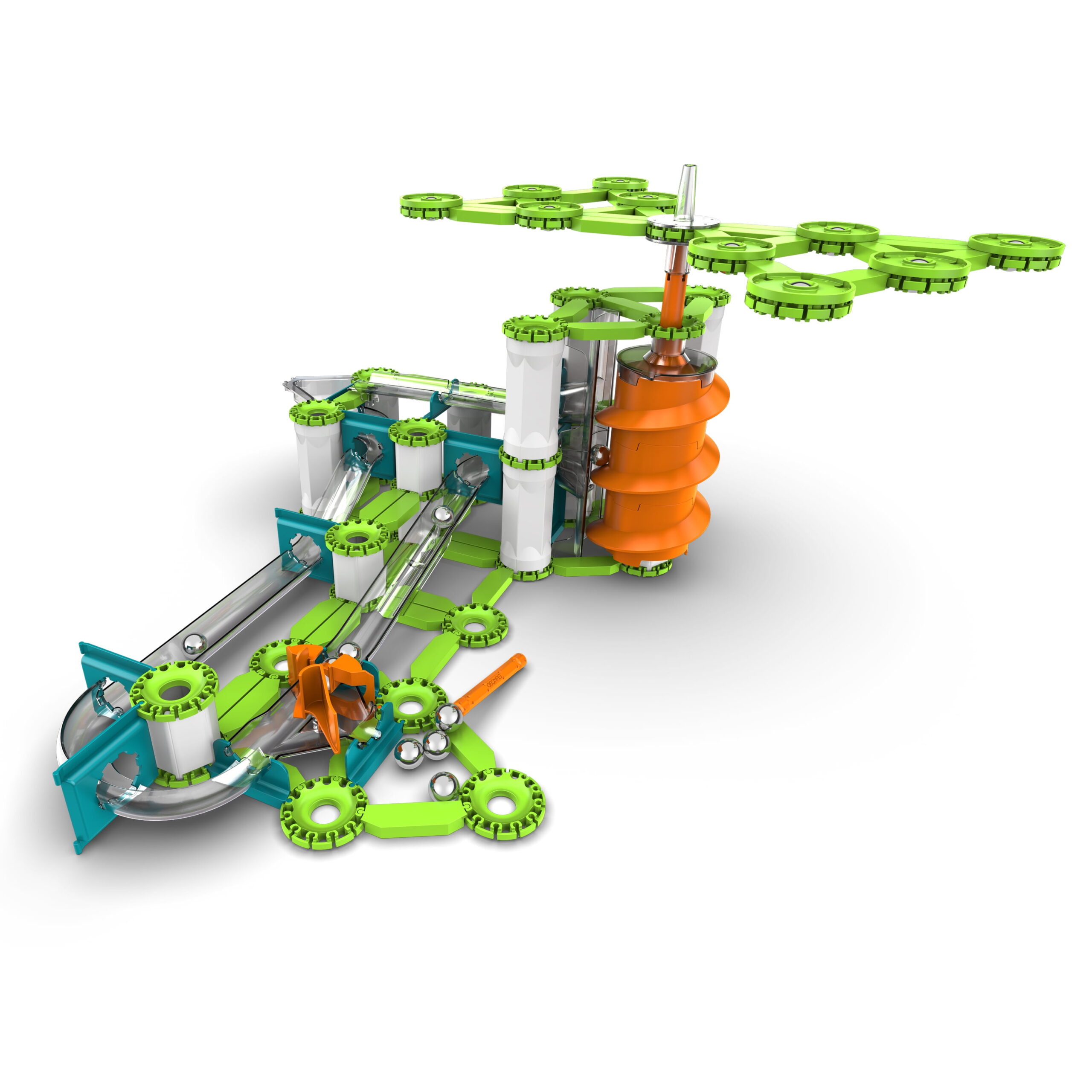 Geomag - Mechanics Gravity Elevator Circuit Recycled 207 pcs