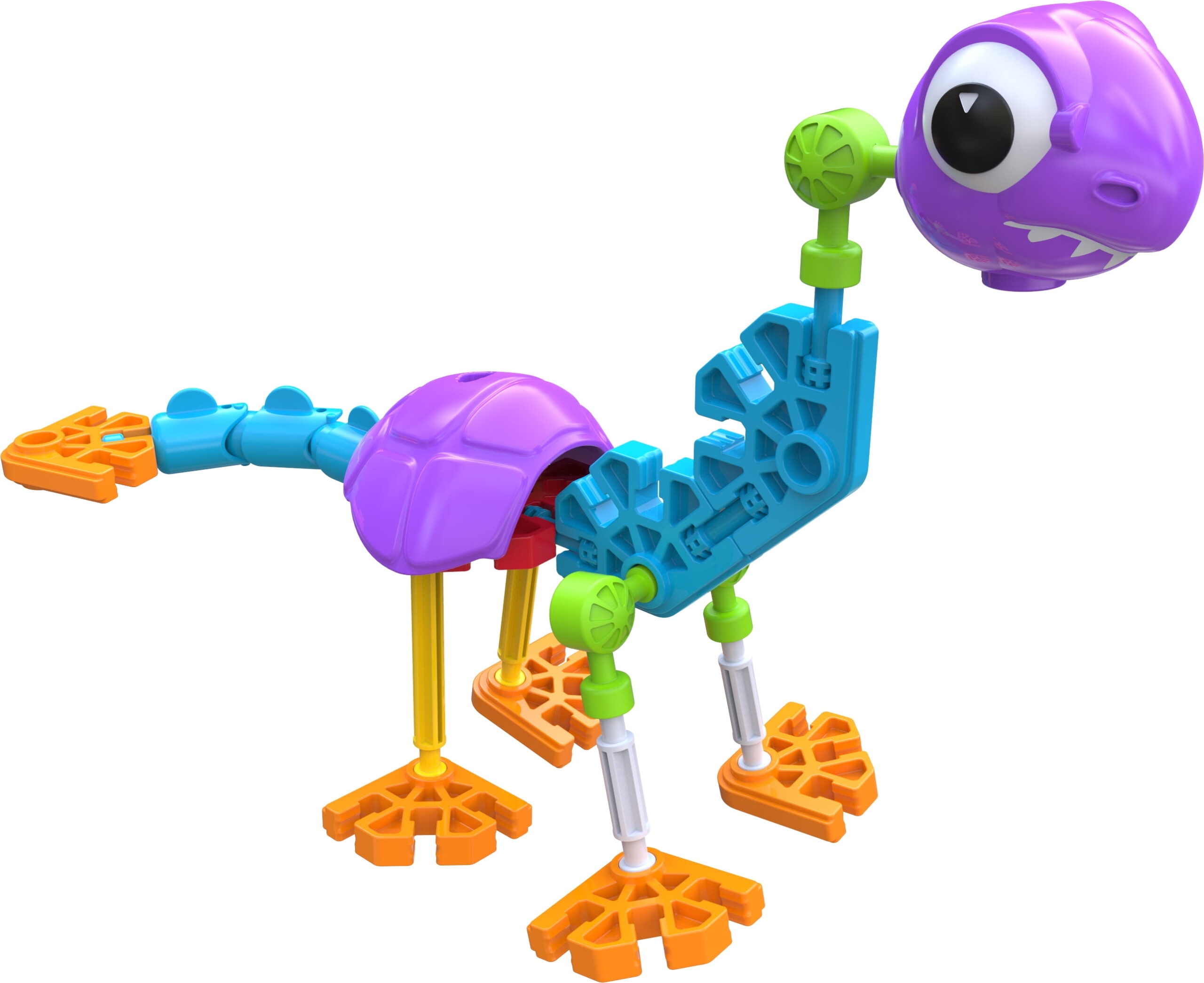 Kid K'NEX Dino Dudes Building Set - Ages 3+ Preschool Creative Toy - Image 2