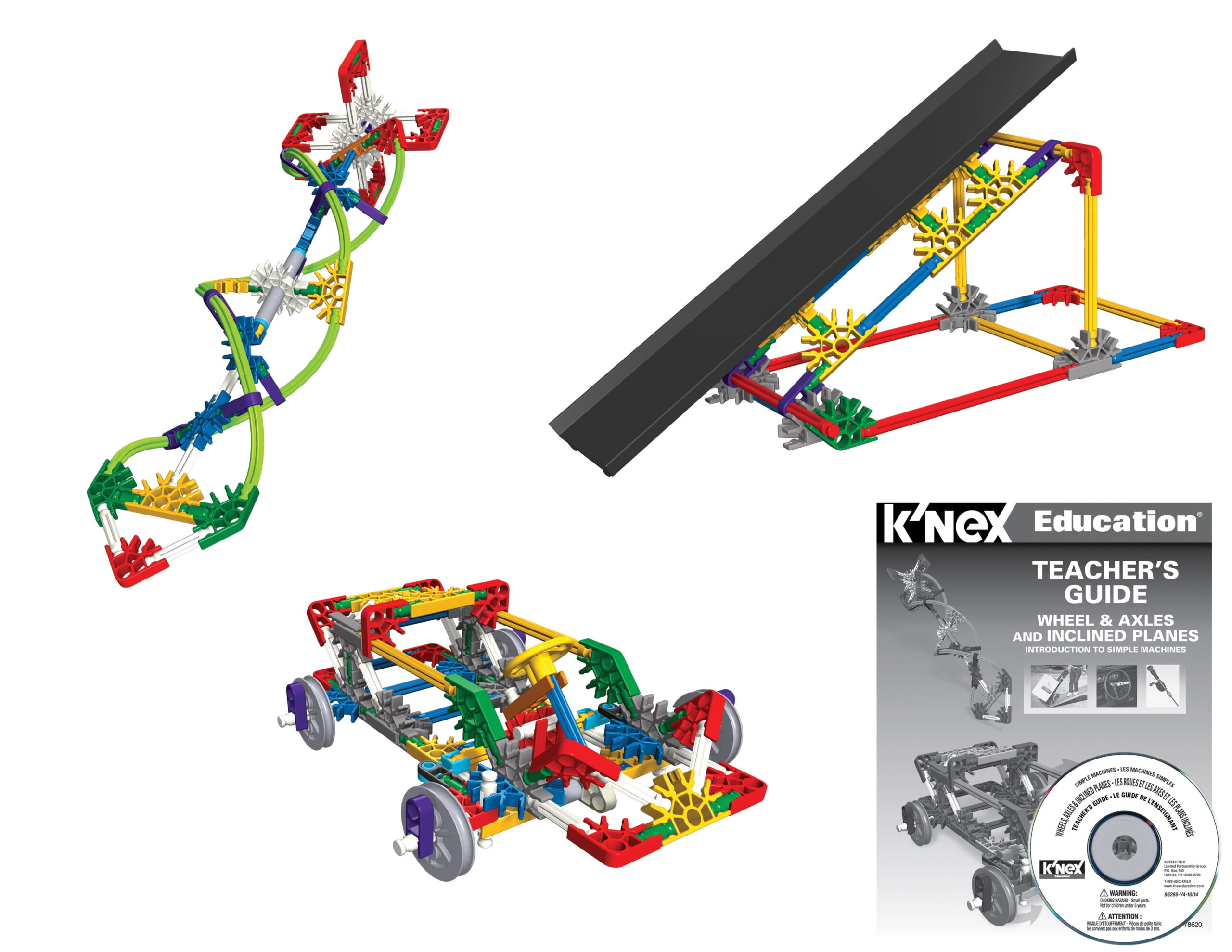 K'NEX Education Intro to Simple Machines: Wheels, Axles, & Inclined Planes Set - Image 4