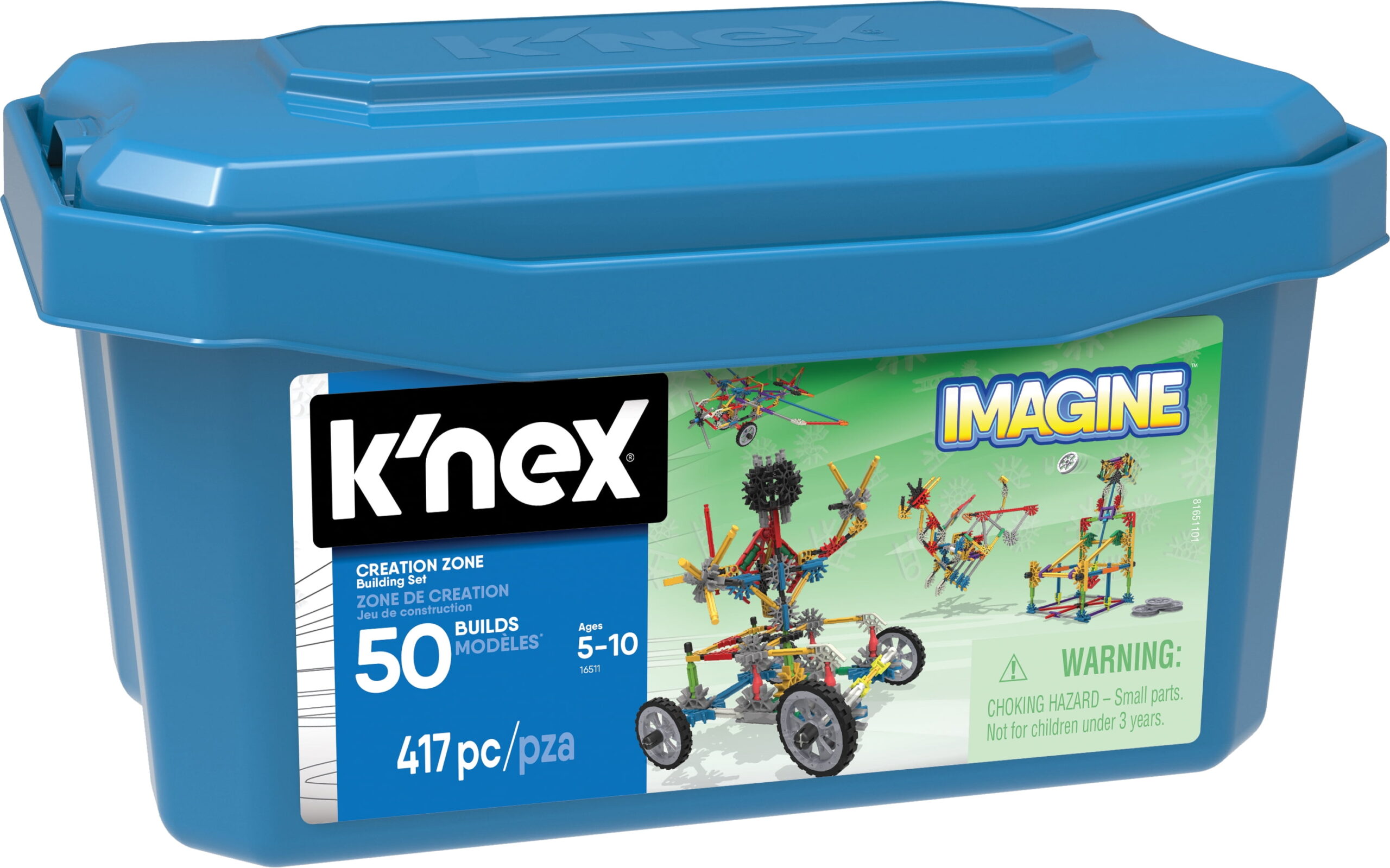 K'NEX Imagine - Creation Zone Building Set - 417 Pieces - Ages 5 and Up - Construction Educational Toy