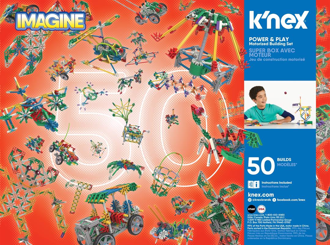 K'NEX Imagine - Power & Play Motorized Building Set - Creative Building Toy - Image 2