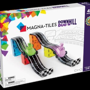 MAGNA-TILES Downhill Duo 40-Piece Magnetic Construction Set, Ages 3+