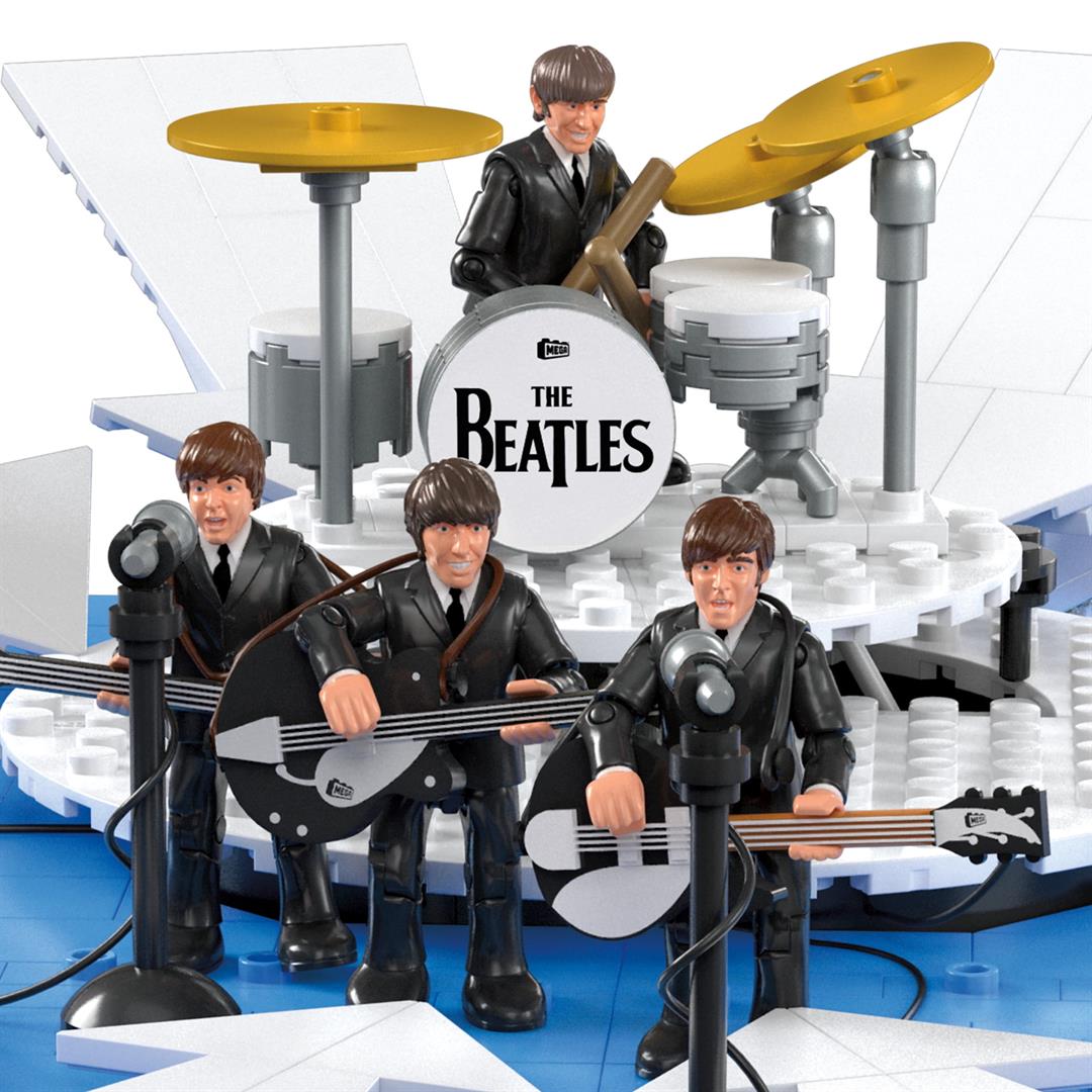 MEGA The Beatles Building Set with Ed Sullivan Stage, LED Lights (681 Pieces) for Adult Collectors - Image 4